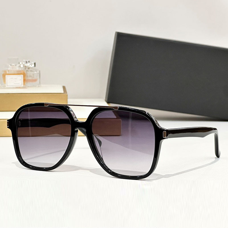 Men women luxury designer pilot frame sunglasses exquisite slim fit SL545 acetate fiber design avant-garde sunglasses UV400 protective belt box