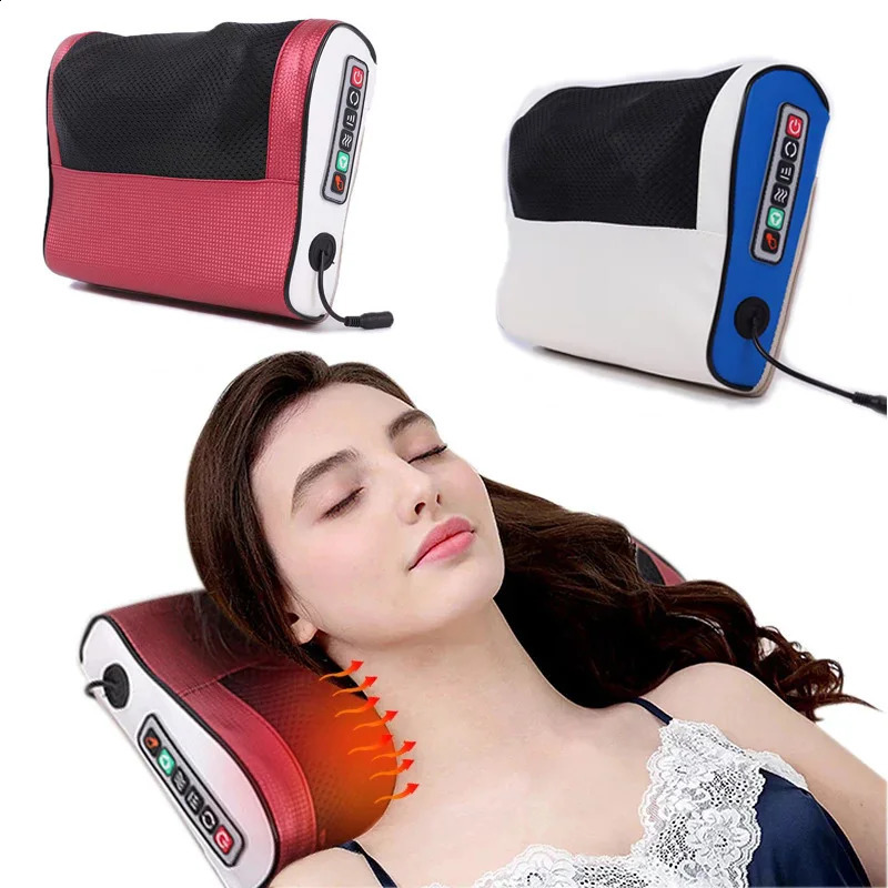 Multi Functional Neck and Shoulder Massager Household Neck and Back Kneading Tool with Multiple Adjustable Compress Massage 250418