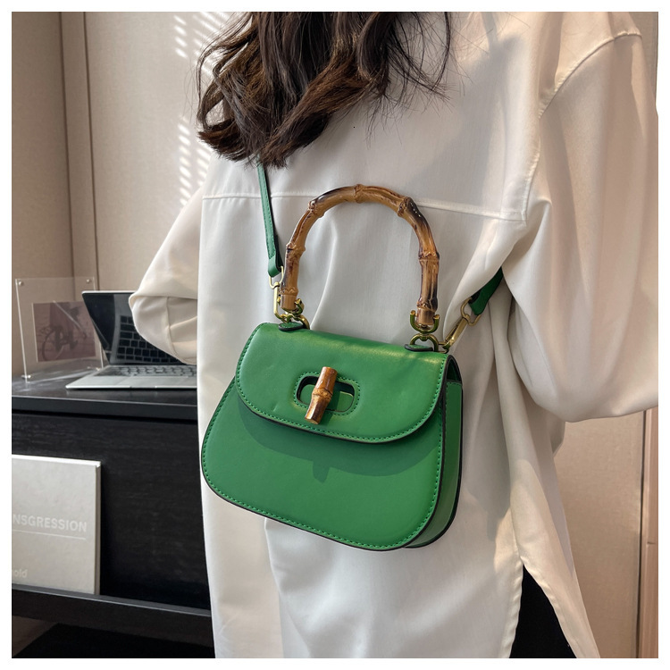 New Minimalist Series Designer Women's Bamboo Tote Bag 2025 Free Shipping Women's Designer Bag High-quality Fashionable Single Shoulder Cros