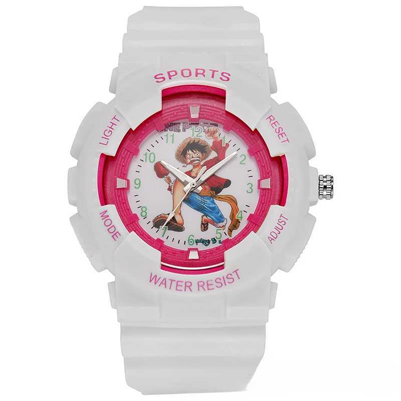 New One Piece Children Electronic Watch Anime Luffy Student Waterproof Wrist Watch Boy Girl Quartz Sports Watch Kids Gift L251122FM9Q