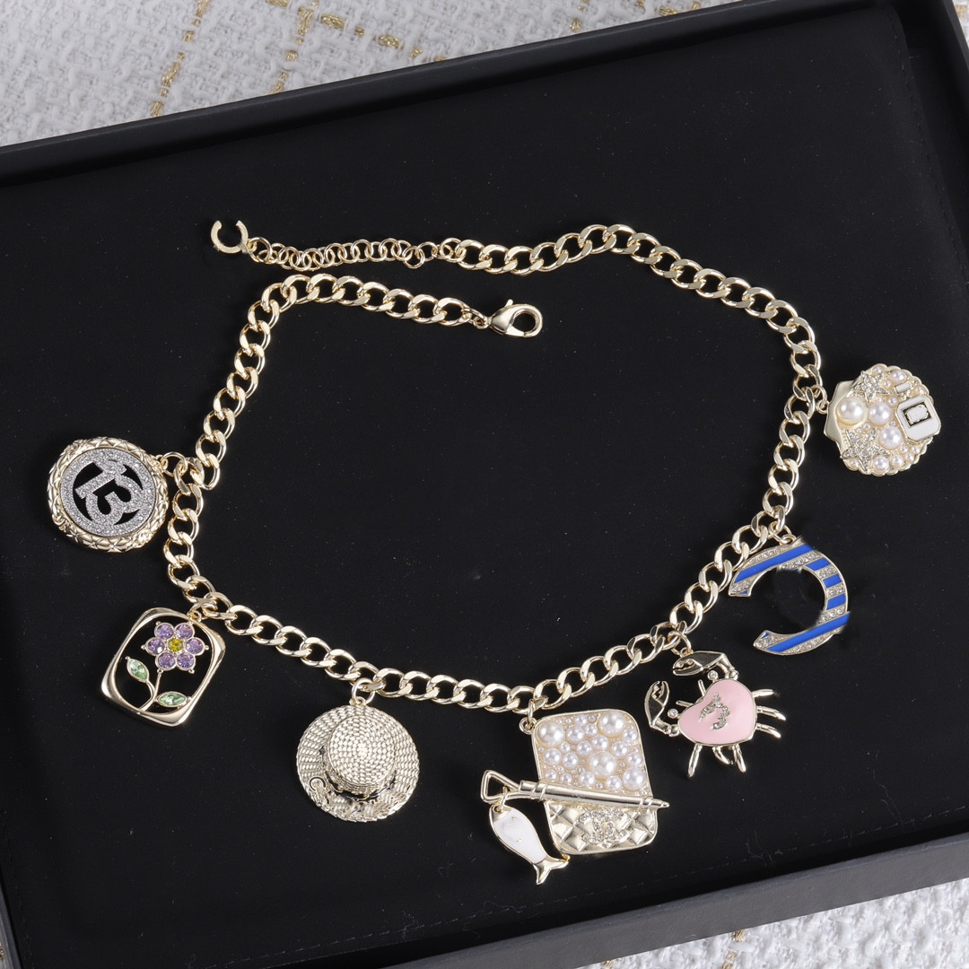 Jewelry Pendant Necklace Bracelet Chain Necklaces for Woman Man Silver Necklace Luxury Designer Necklace Gift Chain