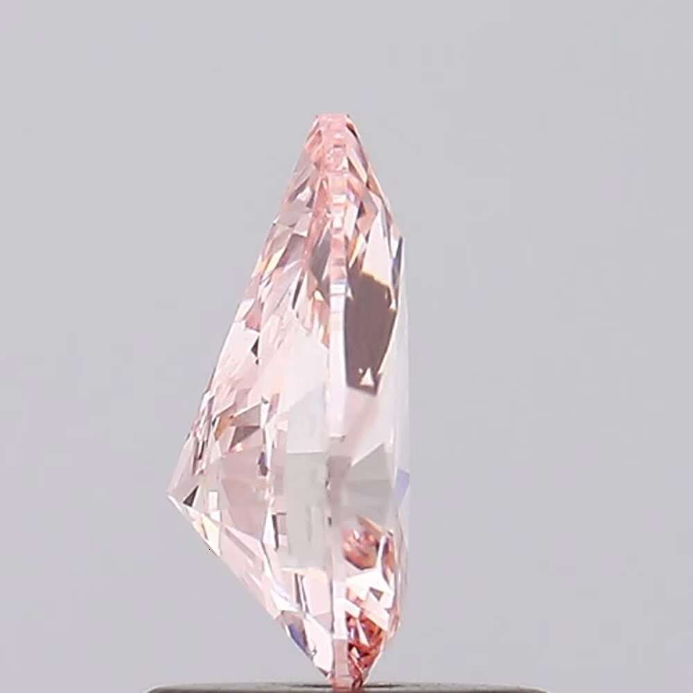 IGI Certified Pear Cut Shape Lab Grown Diamond Light Pink Fancy Color Loose Diamond For Jewelry Making Ideal For Engagement Ring