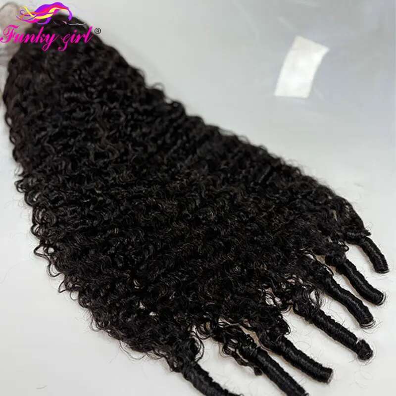 12A Human Hair Brazilian Pixie Curls 200% Transparent Frontal Wig For Women Burmese Curly Full Lace Wigs