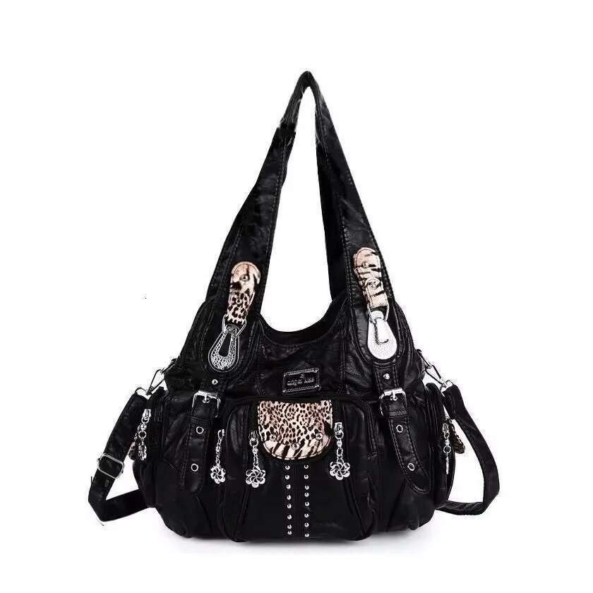 Designer Bag 2025 Angelkiss Fashion Handbags Women Bags PU Leather Handbag Female Satchel Big-Capacity Shoulder Purse Bag Bolsa Feminina Luxury Bag