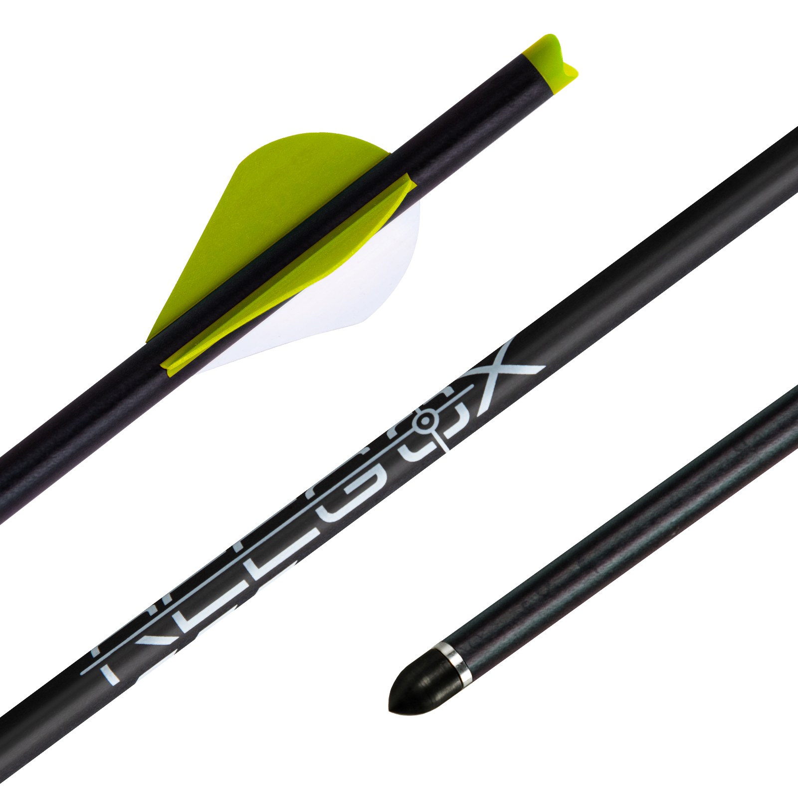 Crossbow Arrows 20 inch Crossbow Bolts Hunting Carbon Arrows for Crossbow Half-Moon Nocks Archery Practice Training Arrows(Pack of 12)