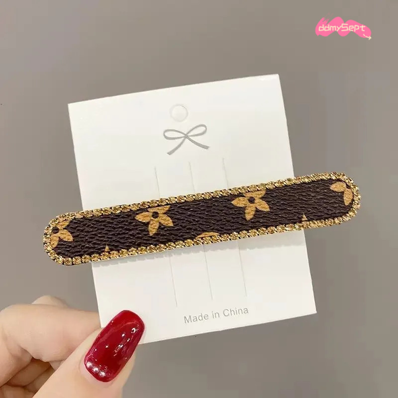 Rhinestone Clips - Elegant French Style Bling Hair Barrette Clip for Women's Fashion Accessories ddmysept