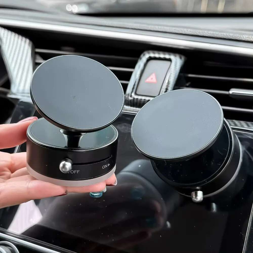 ion Car Phone Mount Auto Dashboard Windshield Vacuum Adsorption Aluminum Alloy Holder for IPhone Samsung GPS Stand