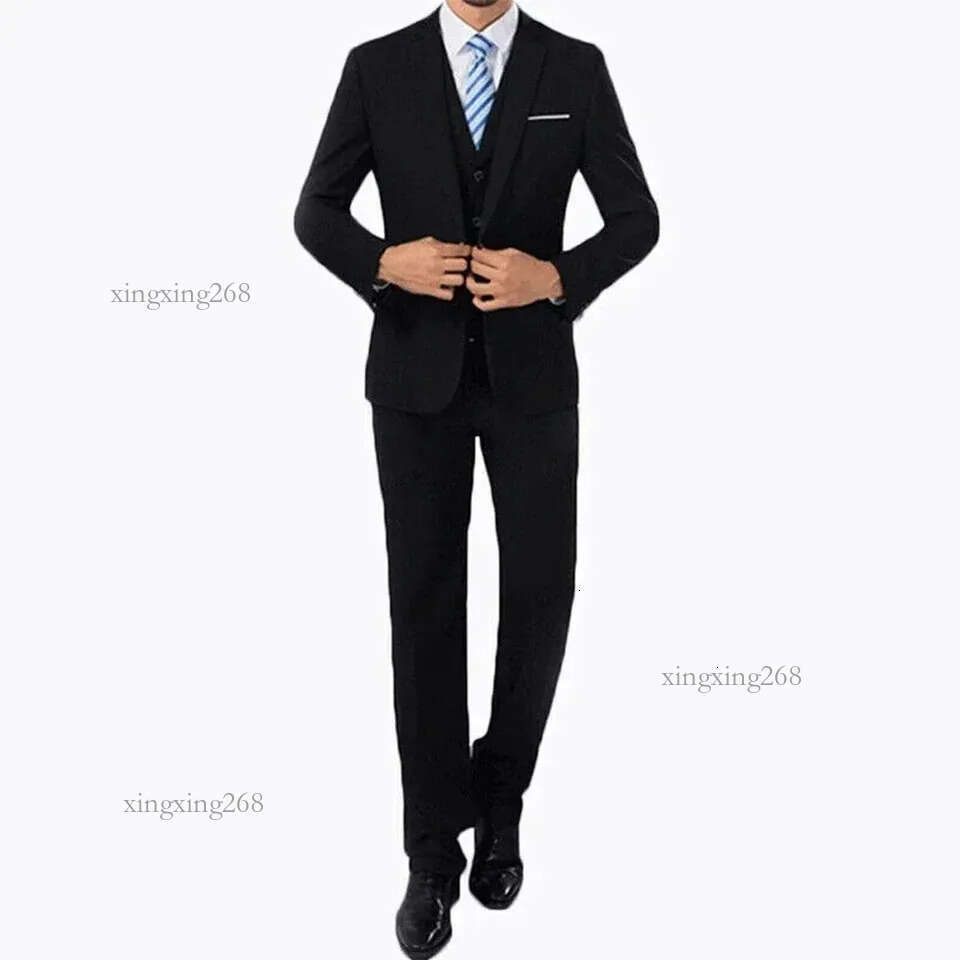 Mens Suits Formal Blazers Jacket Coat Pants Slim Business Suit Tuxedos Party Weddings Trousers Male Fashion Groom 241031