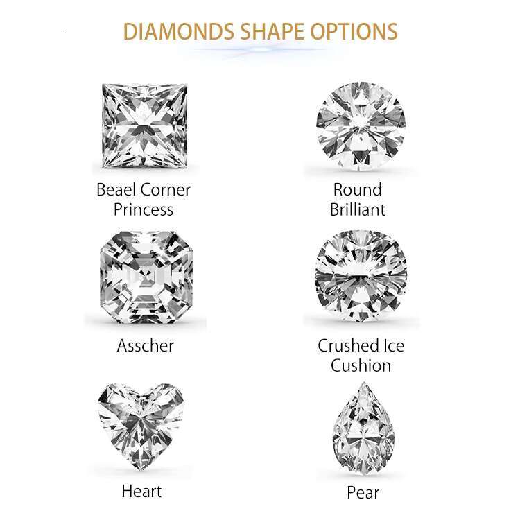 VOAINO Custom 9K 14K 18K Oem Competitive Price Screw Back Cvd Lab Grown Diamond Stud Earring for Women Men 0.5ct 1ct 2ct