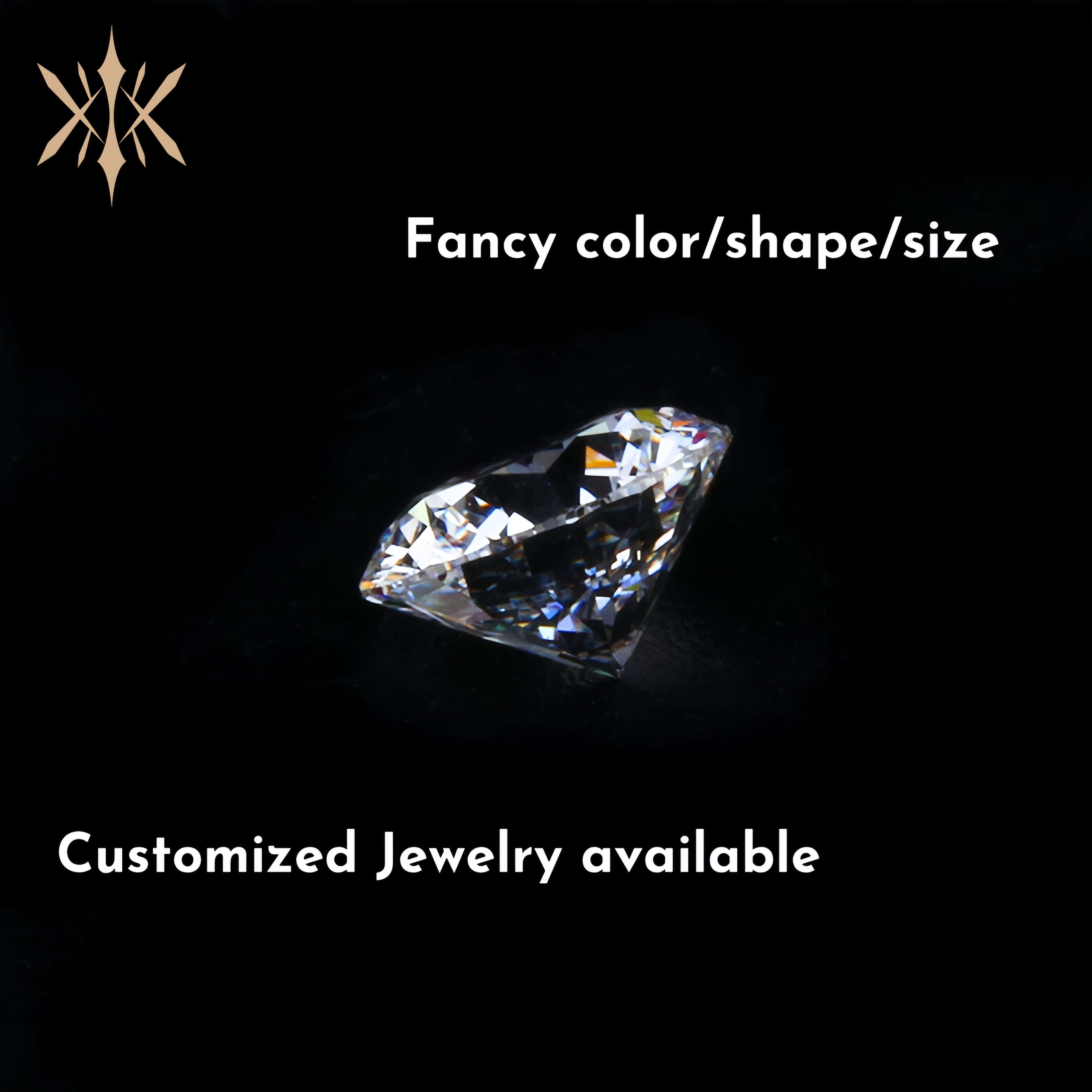 High Quality D E IGI Certified Vvs 0.03ct 0.05ct 0.1ct 0.3ct 0.5ct 1ct 2ct 3ct Round White Loose Lab Grown Diamond