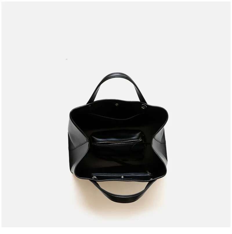 Designer's bag Fashion Women's Top-Handle Leather Handbag 2024 French Style Casual Commuter Crossbody Tote Bag Large Capacity