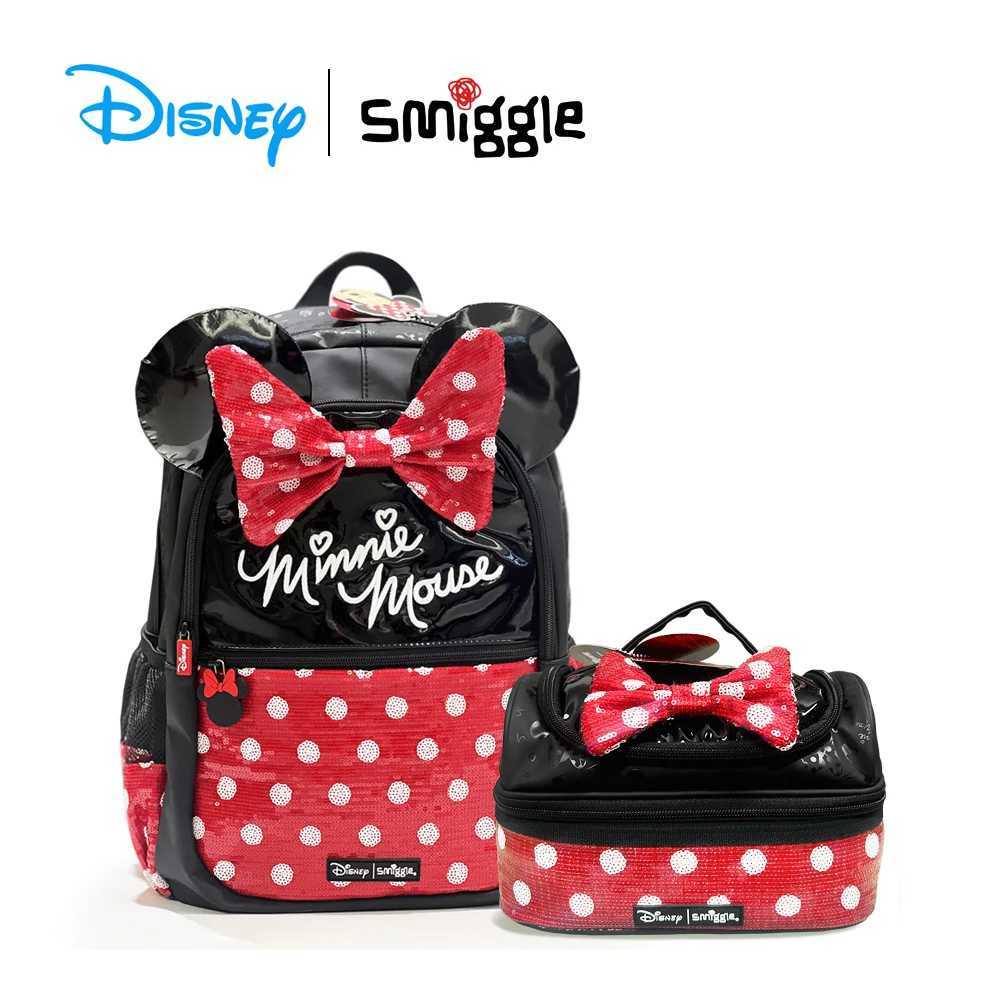 Disney Mini Disney Cartoon Girl Backpack Smiggle Childrens Backpack Large Capacity Hot Selling Backpack Childrens Gift Lunch BagXJ250422