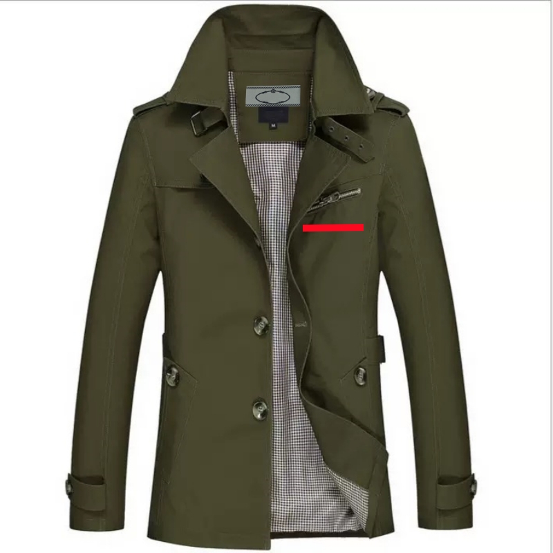 Jackets Mens Trench Oversized Men WindBreaker Long Coat Solid Purer Cotton Casual Jacket Clothing Pull Homme Outerwear Fashion Winter Coats