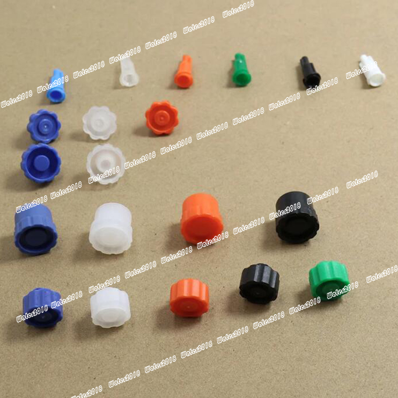 Luer Lock Plug Cover Screw Precision Tips Liquid Dispensing Plug Syringe Cap Sealing Head PP Material
