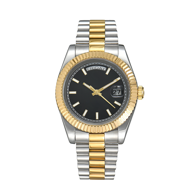 Mens Waterproof Sapphire Quartz Watch with Fashion Design