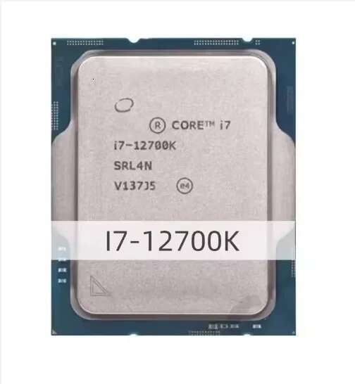 i7 12700K CPU Processor New i7-12700K 3.60GHz 12 core 20 thread LGA1700 L3=25M For 600/700 Series Desktop Price including tax
