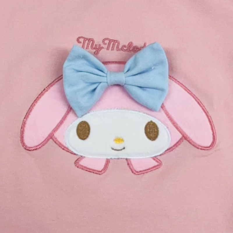 DISNEY Kids designer clothes short-sleeved cartoon T-shirt for girls leisure clothes for children printed tops for babies.