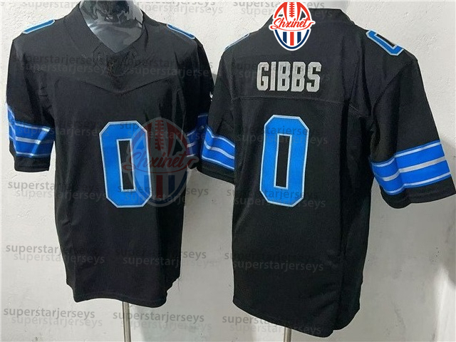 Mix Order 26 Jahmyr Gibbs Football Jersey St. Brown Jared Goff Hooker Jackson Montgomery Reynolds Custom Jerseys Support Custom 4446