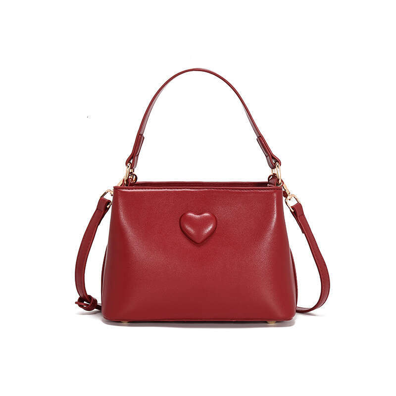 Red Bride New Crossbody Handbag Wedding Bag Suitable For Daily Use By Female Brides