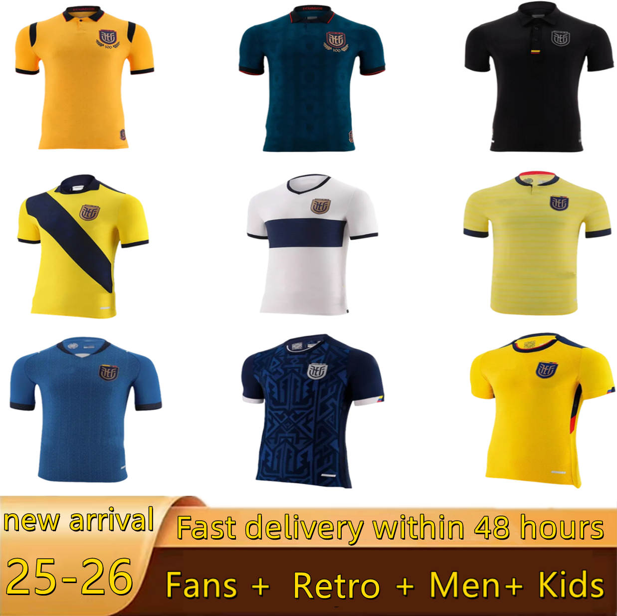 Ecuador 2026 World Cup Black Special Centenary soccer jerseys blue home away 100 Th 25 IBARRA MENA PRECIADO M.CAICEDO PACHO men kids kit 26 27 Estrada football shirt