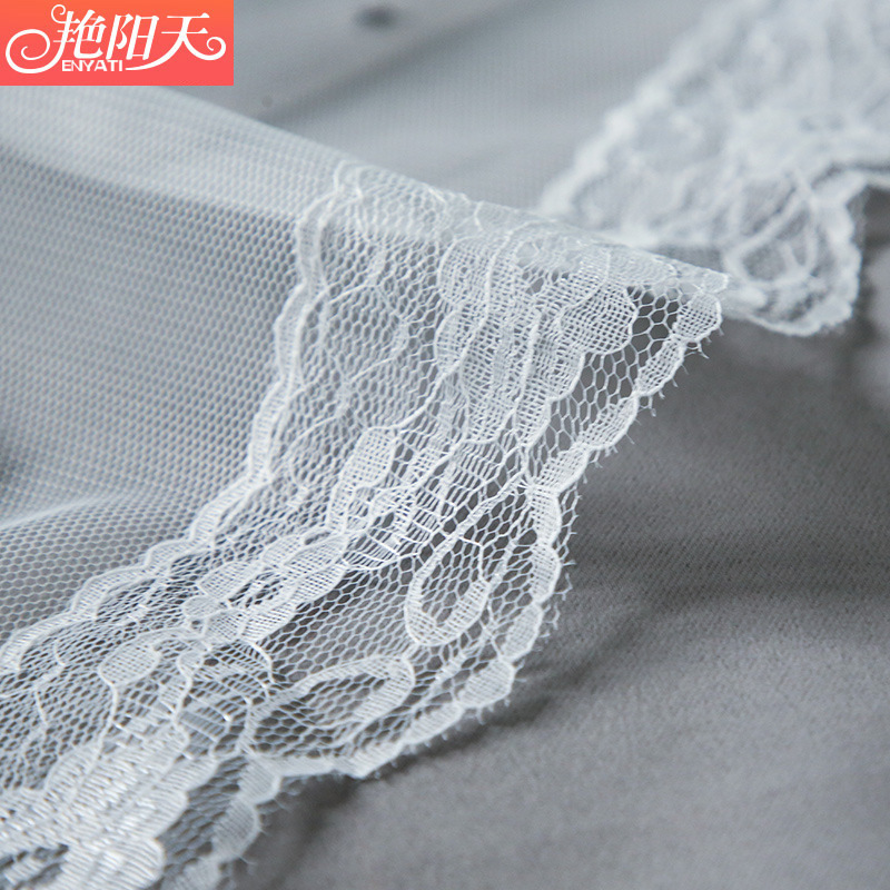 A819 high shading solid color punch-free Velcro curtain bedroom blackout cloth dormitory rental house self-adhesive bay window gauze curtain