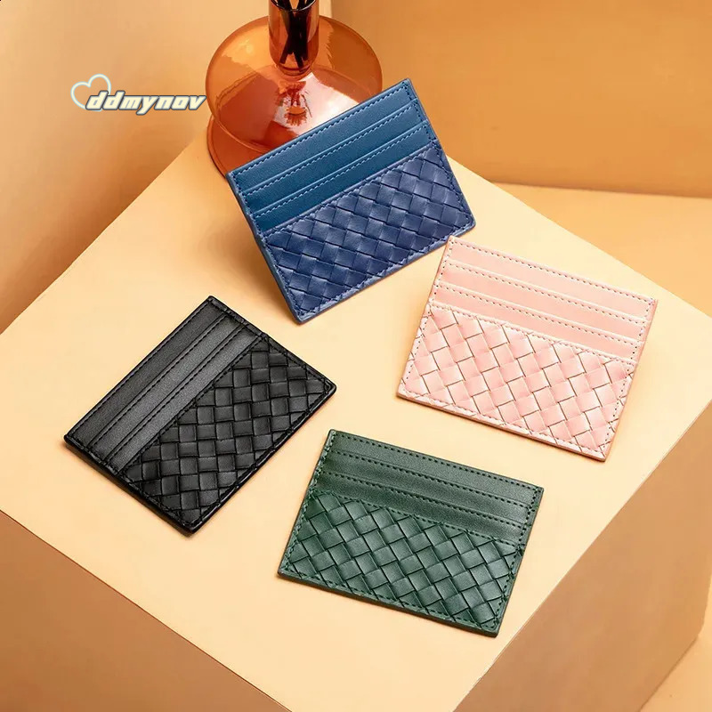 Thin Wallets Women Ultra-Slim Leather Purse, Credit Card Holder Wallet with Compact Coin Pocket - Lightweight for Daily Use ddmynov