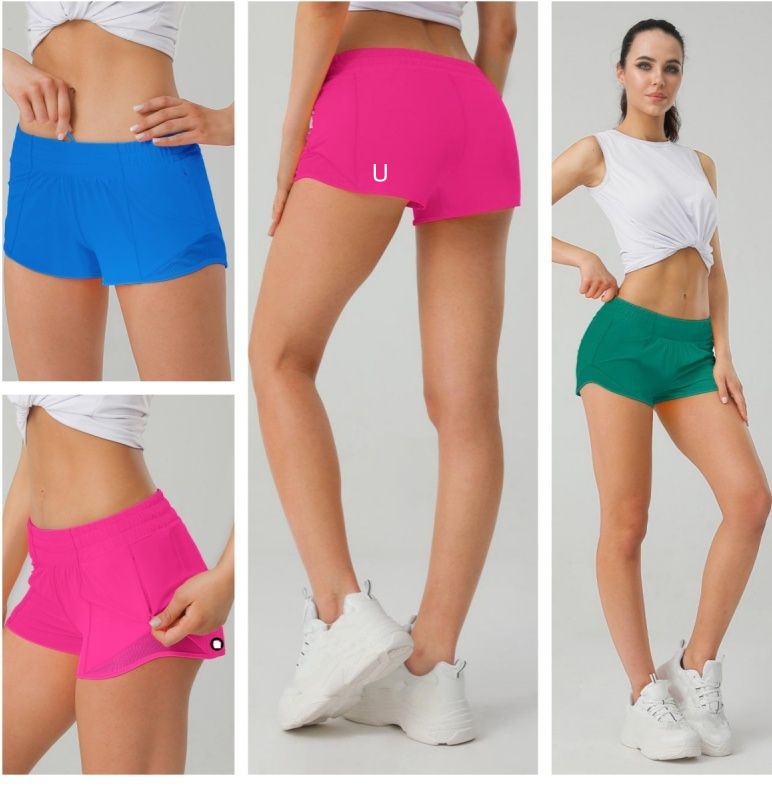 UU650 Womens Yoga Shorts Outfits With Exercise Fitness Wear Hotty Short Girls Running Elastic Pants Sport Shorts