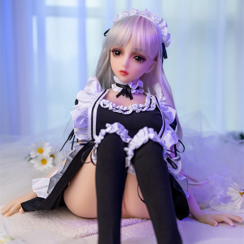 85CM Luxury Anime Doll TPE Silicone Body Poseable Figure with 3 Wigs Removable Head Metal Skeleton for Collectors