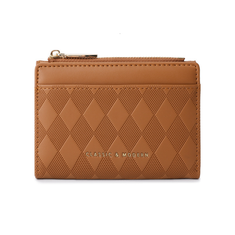 Designer Wallet New Fashionable And Simple Instagram Women S Coin Purse High End Special Leather Angular Printed Small Wallet For Women Luxury Wallet 