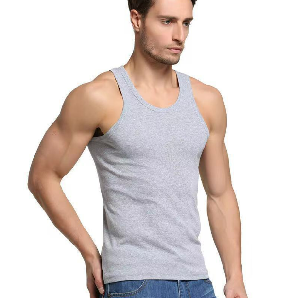 Men's waistcoat, form-fitting I-shaped undershirt, men's summer youth sports sleeveless waistcoat