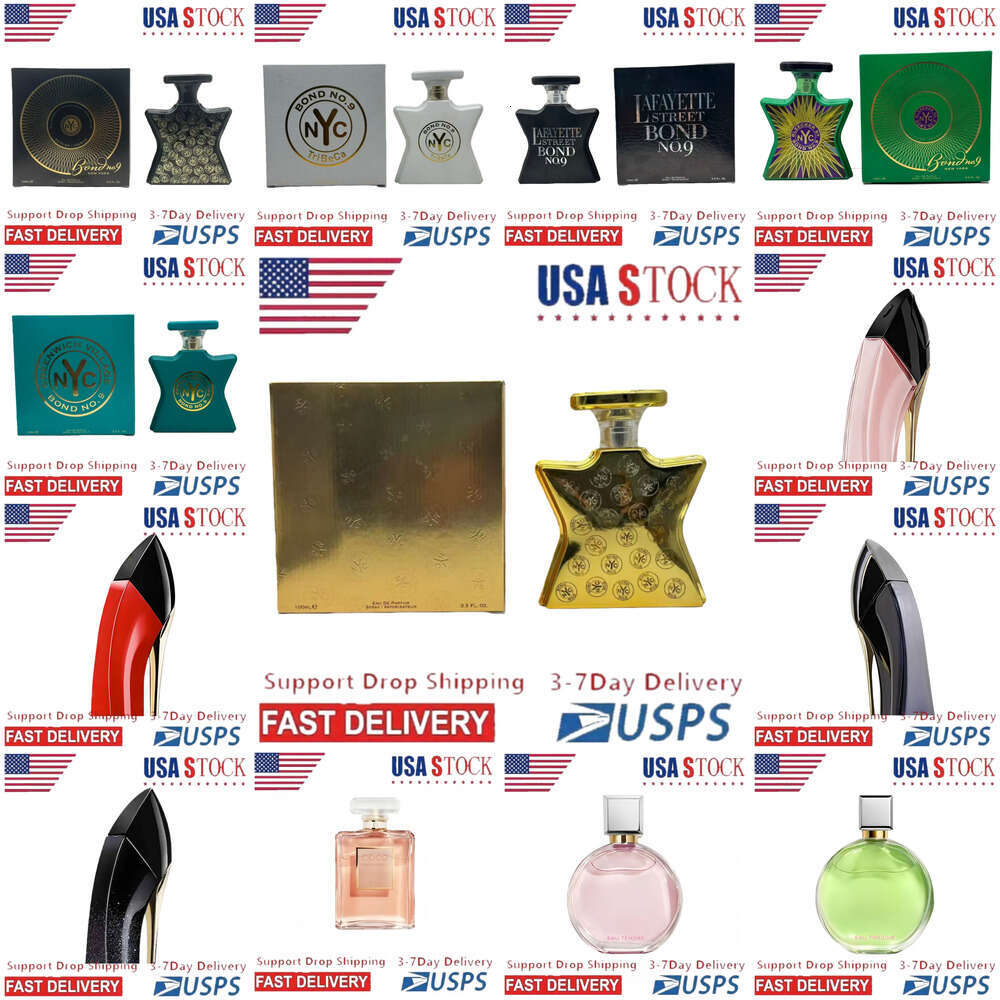 perfume women High Quality 75ml 100ml NYC bond NO 9 cologne Fragrances for Women perfume 80ml heel Eau De Parfum Long Lasting Smell EDP Woman Lady Perfumes Spray