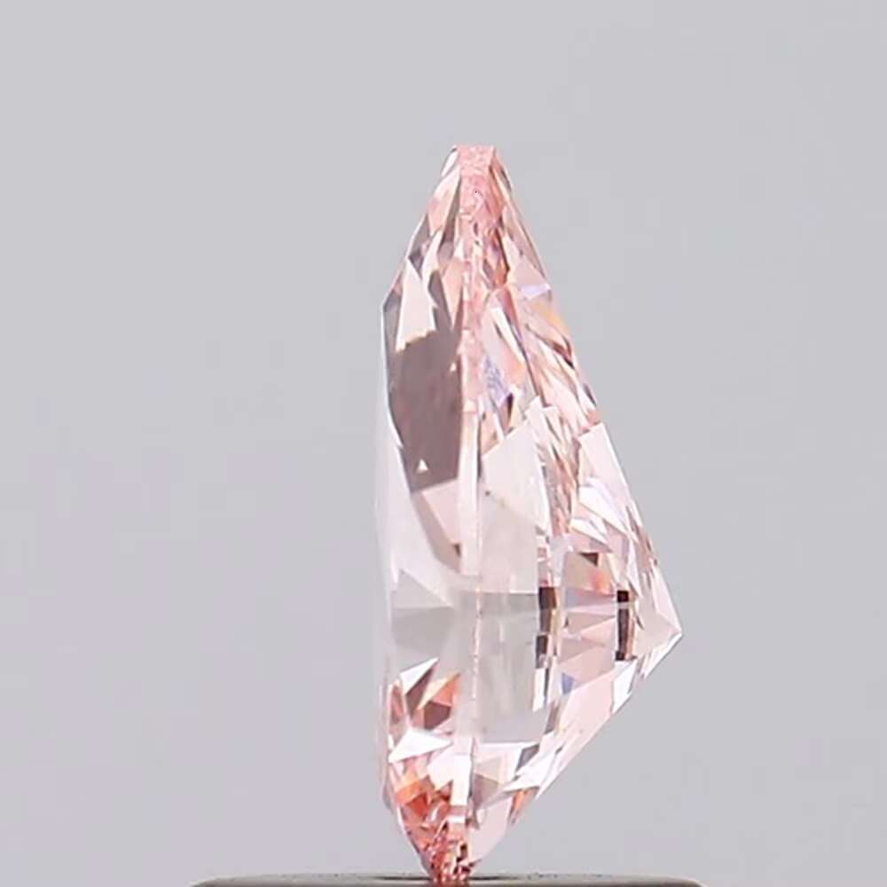 IGI Certified Pear Cut Shape Lab Grown Diamond Light Pink Fancy Color Loose Diamond For Jewelry Making Ideal For Engagement Ring