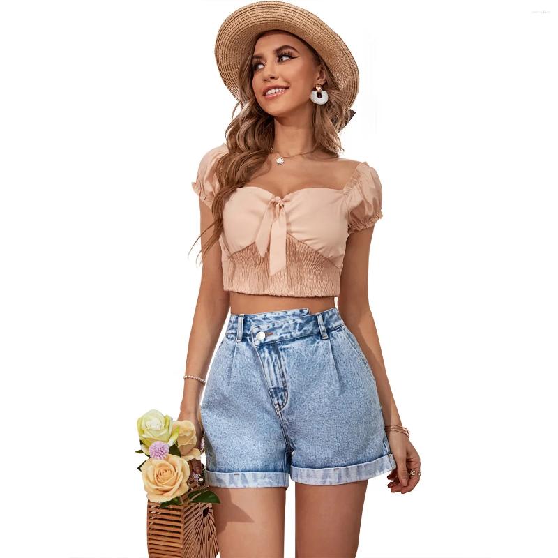 Women's Jeans Sexy Denim Shorts Casual Straight Leg Fashionable Spring Summer Versatile Short Pants Comfortable Fit From Mainland Chin
