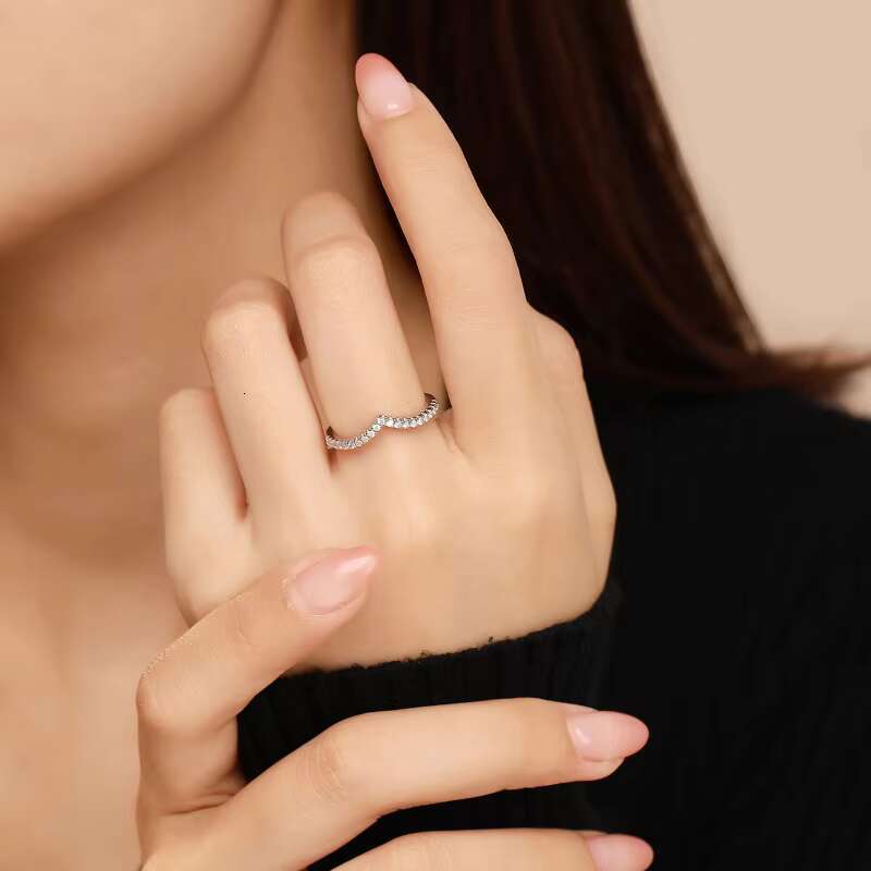 Unisex Stylish Lab Grown Diamond Ring 925 Sterling Silver Trendy Hip Hop Engagement Fine Jewelry for Weddings and Parties