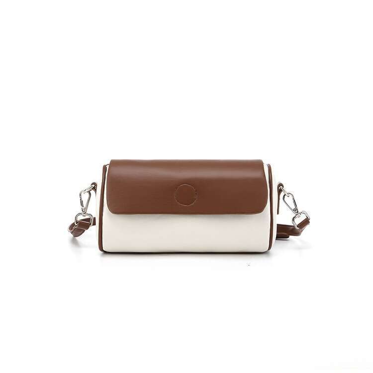 Hong Kong New Crossbody For Women With A High End Feel Niche Cylindrical Soft Leather Autumn And Winter Women S Bag
