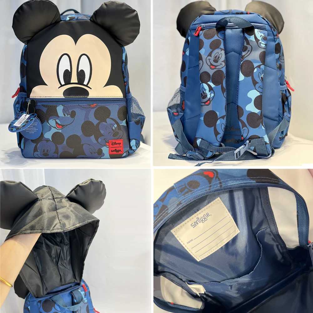Disney Mini Disney Cartoon Girl Backpack Smiggle Childrens Backpack Large Capacity Hot Selling Backpack Childrens Gift Lunch BagXJ250422