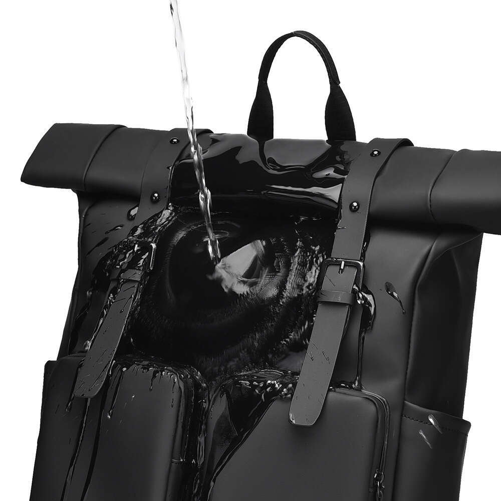 Backpack, men's 16 inch laptop bag, expandable large capacity business travel backpack, high-end feel