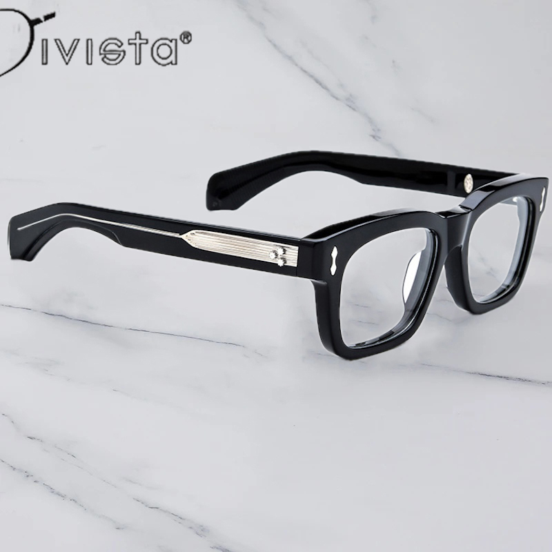 High-Quality MOLINO JJMM Square Classic Retro Sunglasses for Men and Women, a Japanese handmade designer brand Fashion Acetate Men Driving Handmade IV