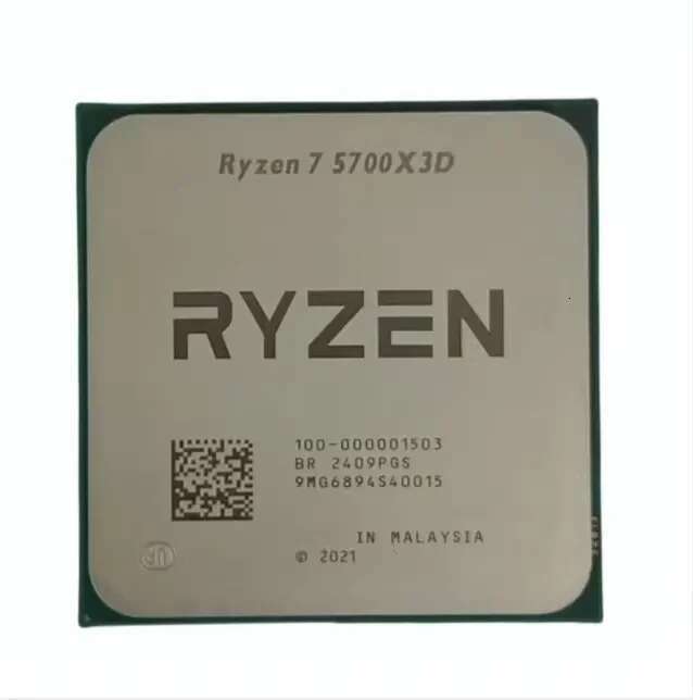 Price including tax R7 5700X3D Boxed CPU With 8 Cores and 16 Threads Accelerates Up to 4.1GHz Socket AM4 CPU Processor