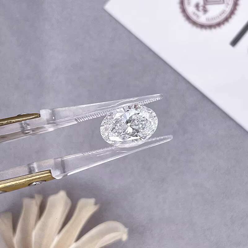 Loose Lab Diamond IGI GIA Certificate 1ct 2ct 3ct Oval Cut HPHT CVD Lab Grown Diamonds