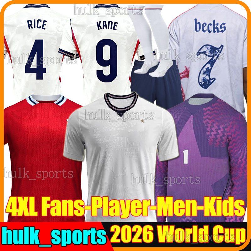 5XL 26/27 eNGLanD KANE soccer jerseys 2026 World Cup RICE EZE BOWEN RASHFORD ROGERS KONSA GUEHI HENDERSON BURN PICKFORD men women kids kit socks sets football shirts