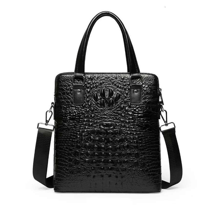New Alligator Genuine Men Crossbody Bag Business Leather Men's Messenger Casual Shoulder Handbags Bags