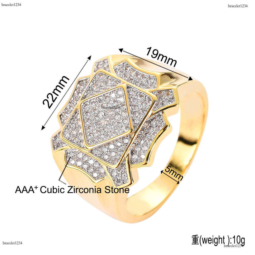 Luxury designer several ice out VVS Moissanite rings for men and women hip-hop rings with free shipping