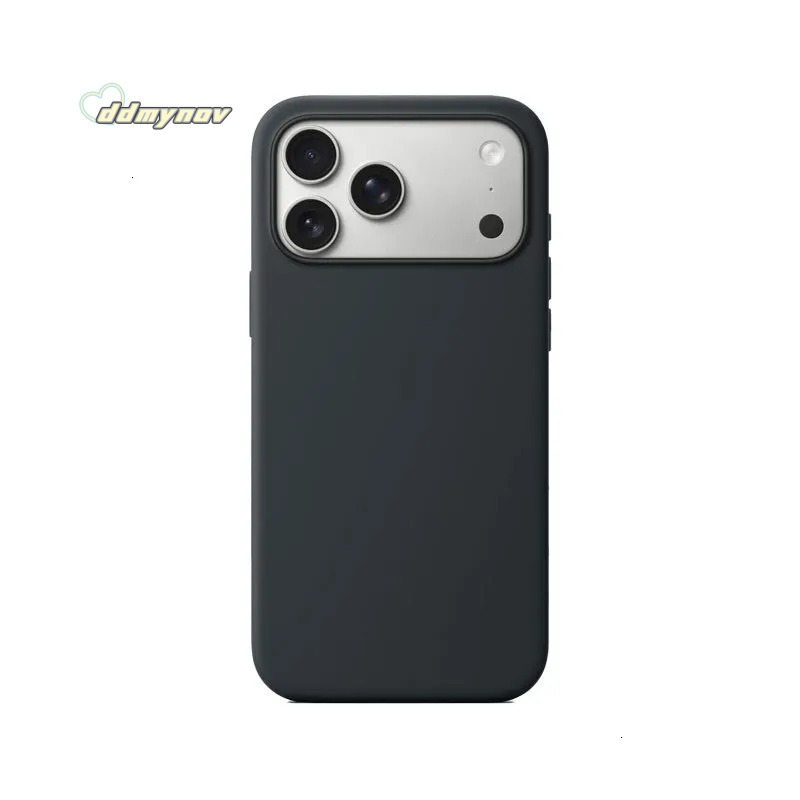 Compatible Apple iPhone 17 Pro Max Case Liquid Silicone Full Coverage Magnetic Frame with Camera Button Protection - Animated Design ddmynov