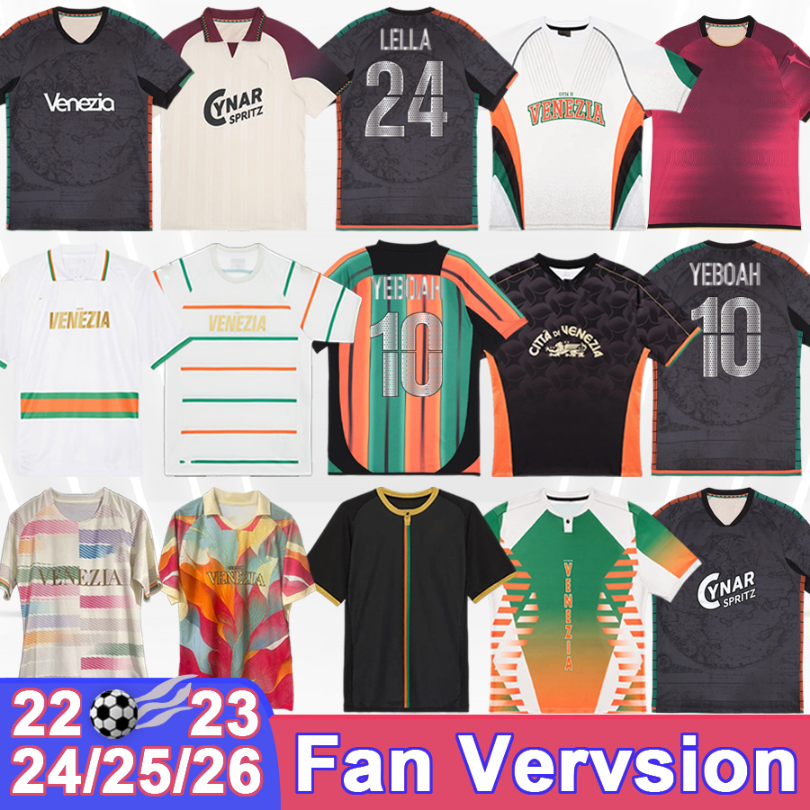 23 24 25 26 venEziA Mens Soccer Jerseys KORAC CASAS YEBOAH FRANJIC BUSIO VENTURI SAGRADO Home Away 3rd Goalkeeper Football Shirts Uniforms