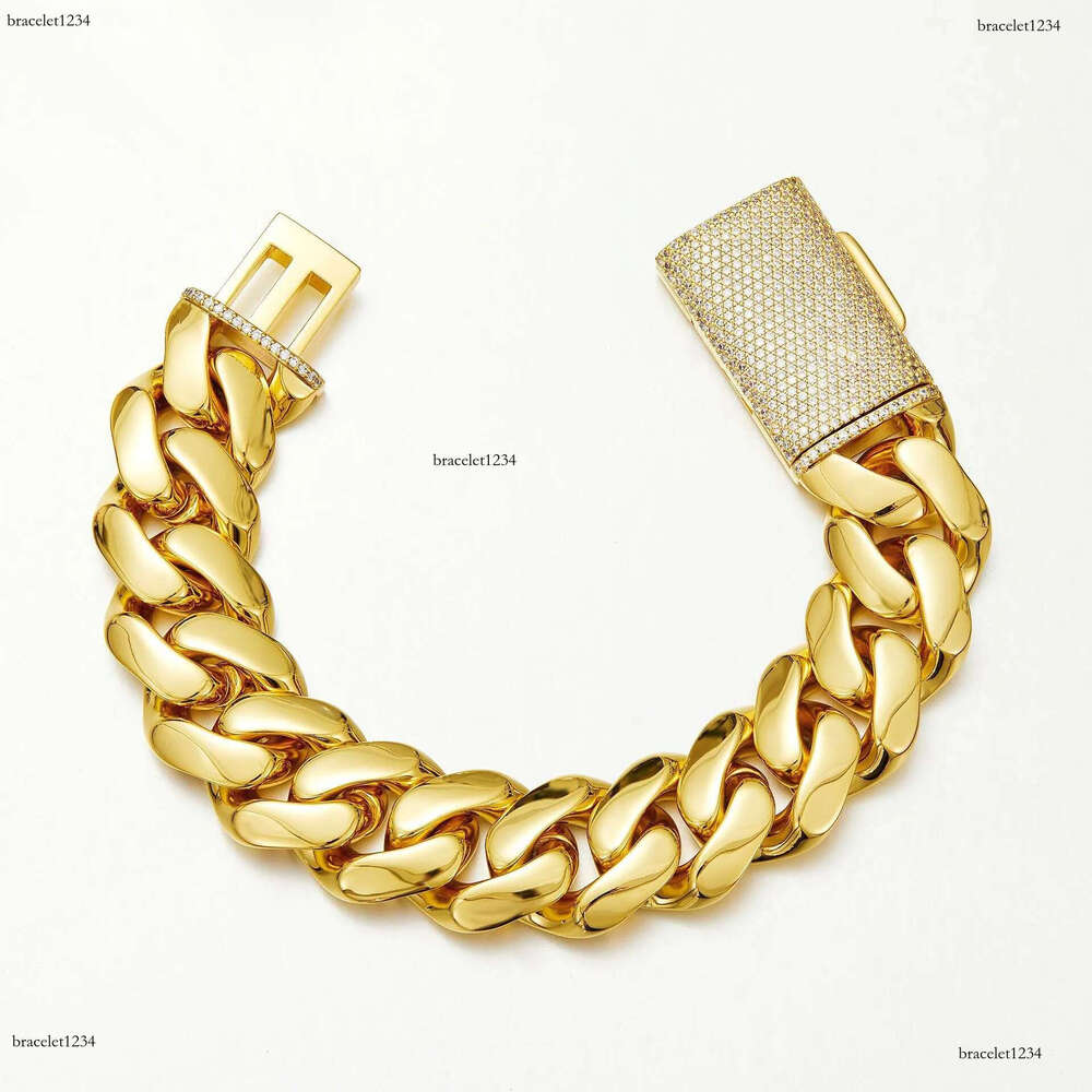 Cuban Chain Necklace for Men Gold Plated Hip Hop Jewelry Multiple Sizes Free Shipping