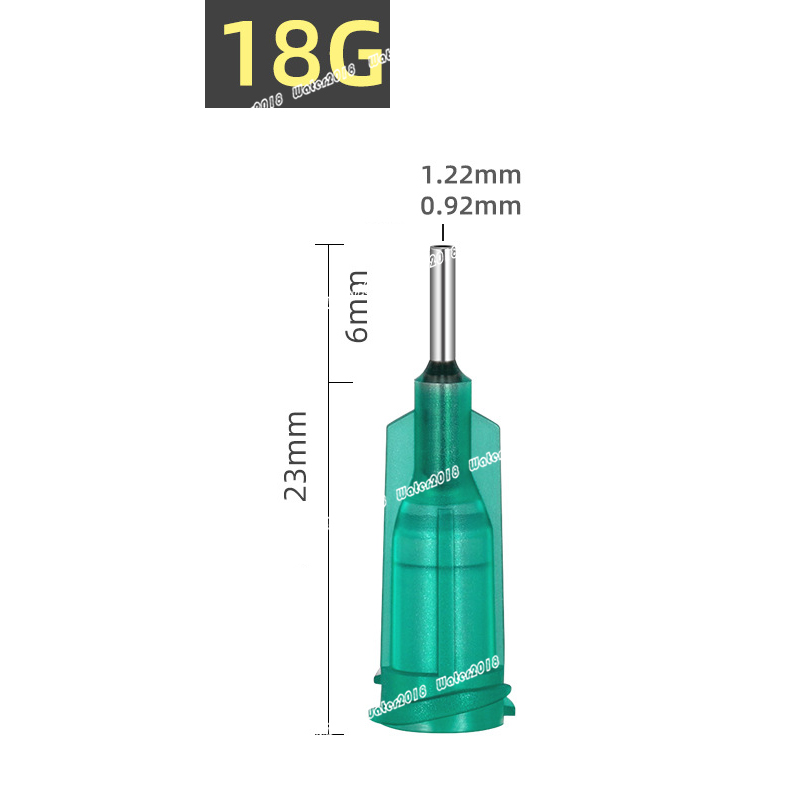 Dispensing Needles With Luer Lock 14Ga 15Ga 16Ga 17Ga18Ga 20Ga 21Ga 22Ga 23Ga 25Ga 27Ga 0.5Inch Lab Supplies