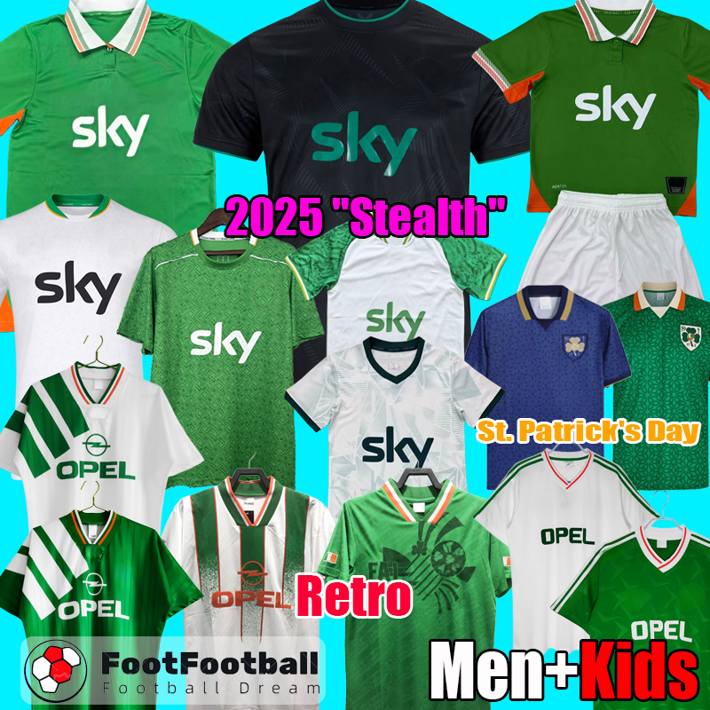 S-4XL 2026 Ireland Soccer Jerseys 2025 2026 Football Shirt Camisetas de Futbol men Kids Kit uniforms set tops