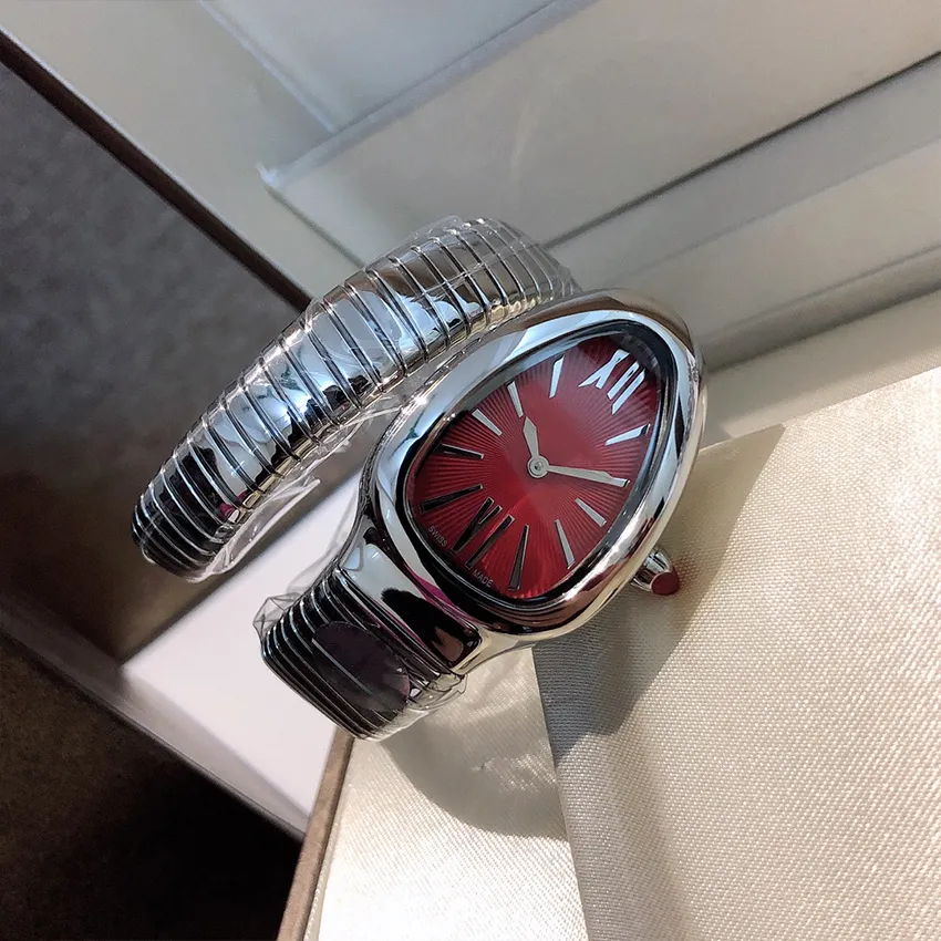 women designer watches Stainless Steel watchstrap Swiss quartz movement 32MM diamond bezel Movement Lady Clocks Casual snake watch