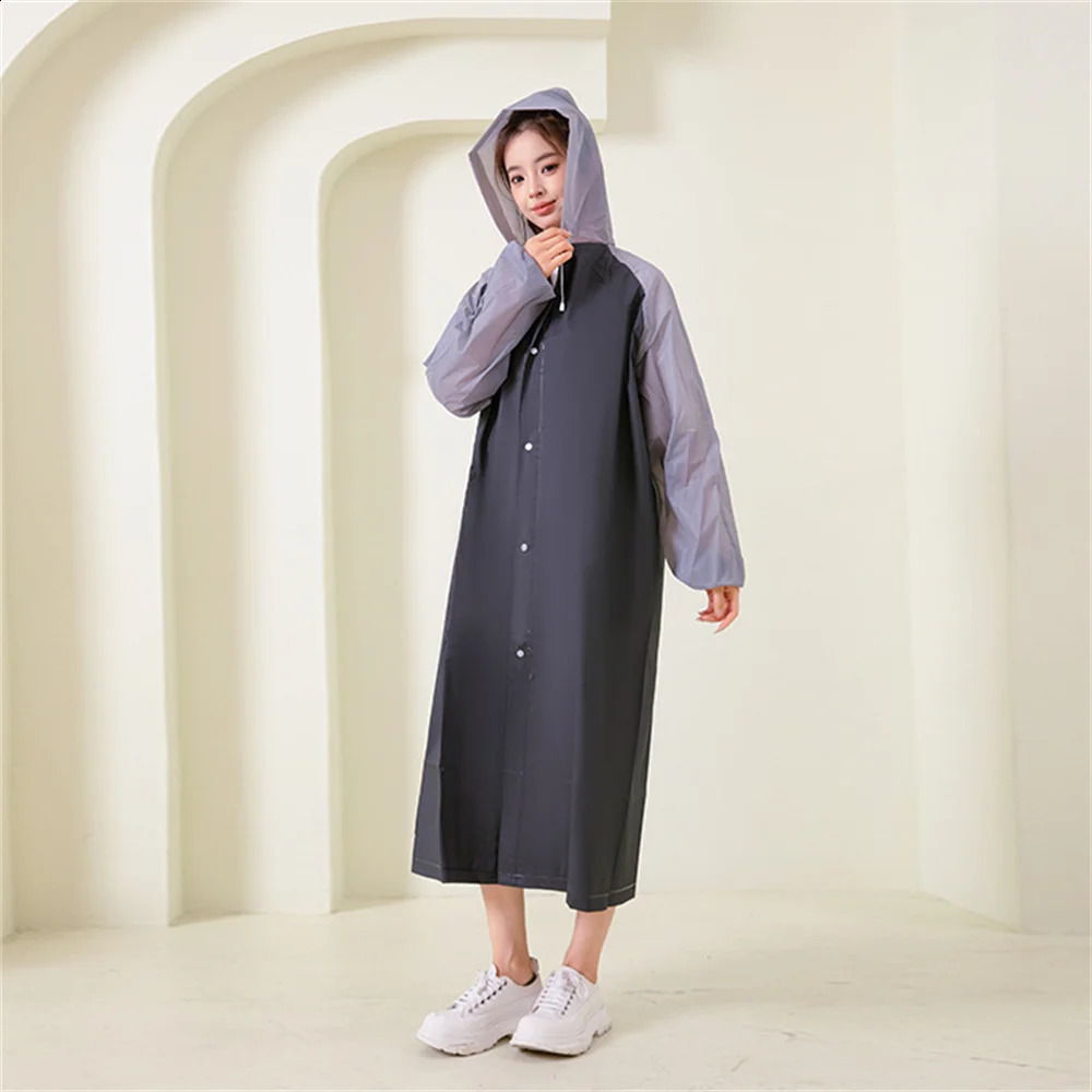 Universal Thick Raincoat With Contrasting Colors 145x70 Mens Womens Raincoats Hiking And Tourist Attractions Adult Raincoats 250421